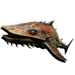 Gravedigger fish render from Dreadmoor